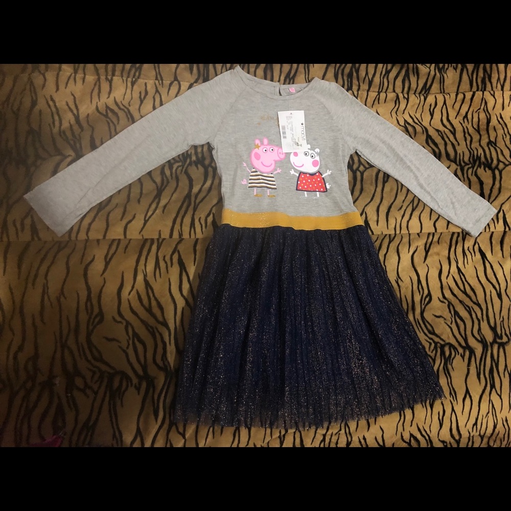 New Peppa pig girls dress size 6x